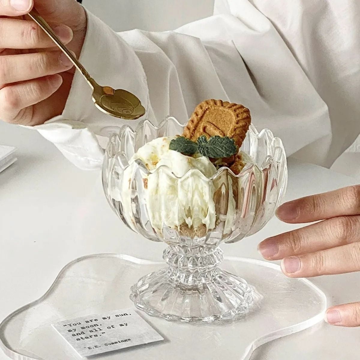 Genérico - Copa Gourmet De Vidrio Templado 6 Pcs