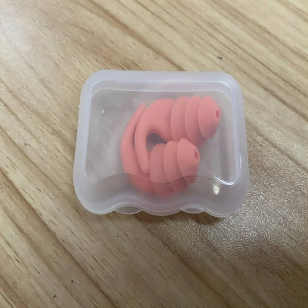 Sleep, Swim, and Travel in Peace with 1 Pair of Soft and Comfortable Silicone Earplugs - Sound Insulation, Noise Reduction, and Waterproof