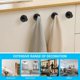thumbnail image 5 of 2 Pcs Colgador Perchero Aluminio De Pared Para Toallas Ropa, Incluye tornillos de montaje, 5 of 6