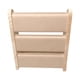 thumbnail image 5 of Soporte De Exhibición Para Collares, Estante De Exhibición De Joyería De Mesa De Tres Capas De Madera Maciza, Color Beige, 5 of 5