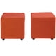 thumbnail image 1 of Set Pouf Cali 1c Felpa 30 Naranjo, 1 of 5