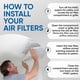 thumbnail image 5 of Filtro de aire HVAC Glasfloss ZL 15,5 x 24,5 x 4,5 cm MERV 10, paquete de 12, 5 of 7