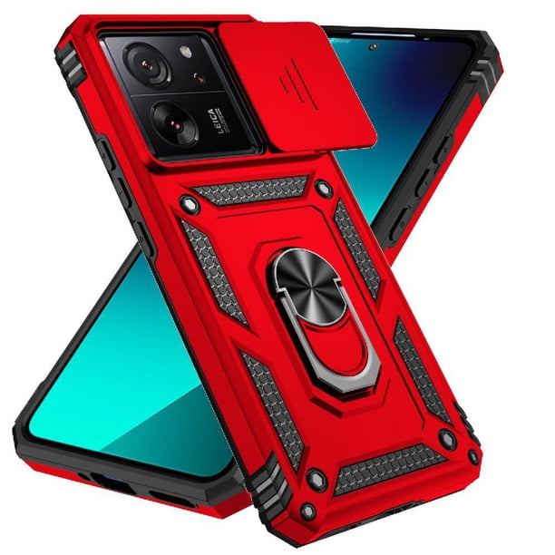 Estuche GANGXUN para Xiaomi 13T Pro, soporte giratorio 360°, estilo mecánico y magnético