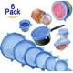 thumbnail image 1 of Set 6 tapas silicona alimentos frescos Colores, 1 of 6