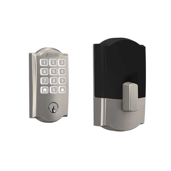 Cerradura SCHLAGE BE459WB CAM 619 Sin Llave WiFi Níquel Satinado