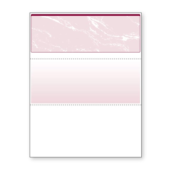 Papel de Cheques DocuGard 8.5 x 21 cm 500 Hojas Borgoña