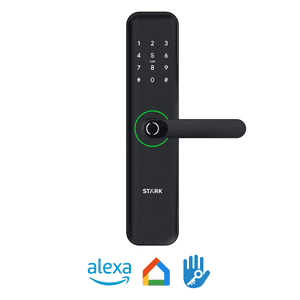 Stark Design - Cerradura Digital Acceso Principal. Modelo: H95B (Resistente Al Agua Y Rayos Uv). Manilla Reversible.