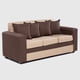 thumbnail image 2 of Sofa Roma 2 Puff Nevi Bicolor Café y Beige, 2 of 2