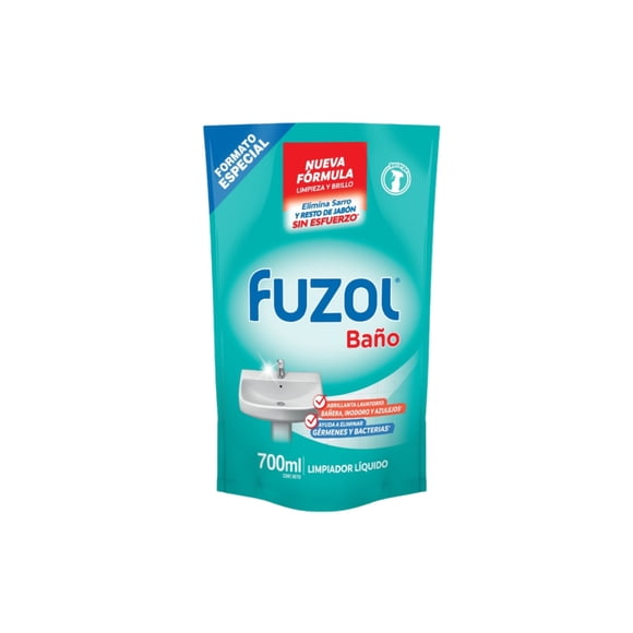 Limpiador baño líquido ultra power doypack fuzol, 700 ml