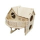 thumbnail image 2 of Casa para hámster, cabaña oculta, decoración de hábitat divertida, accesorios para jaula escondida, casa para jerbos para ratones, mascotas pequeñas, 19cmx15.5cmx15.5cm, 2 of 5