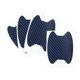 thumbnail image 4 of Película protectora de manija de puerta de coche antiara?azos de fibra de carbono de 4 piezas azul profundo, 4 of 5