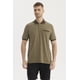thumbnail image 1 of Polera Hombre Cuello Polo Jacquard Verde Oliva, 1 of 4