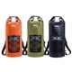 thumbnail image 4 of Mochila impermeable con tapa enrollable, 10 litros, impermeable, 3D MaxSpider, verde, 4 of 5