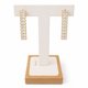 thumbnail image 3 of Aros Cascada Baguette con Baño de Oro 18K., 3 of 4