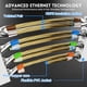 thumbnail image 3 of Cable Ethernet CableGeeker Cat7 blindado, plano, blanco, 30 m, 3 of 8