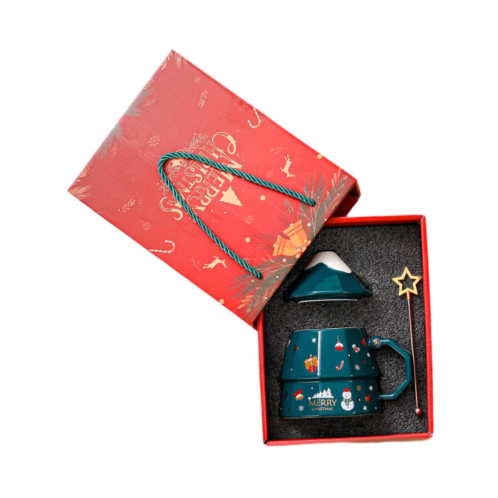 Bothyi - Taza De Cerámica Navideña, Taza De Regalo, Regalo De Cumpleaños, Taza Para Beber, Verde