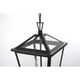 thumbnail image 3 of Lámpara Colgante Exterior ELEGANT Frankford 30 cm en Negro, 3 of 8