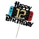thumbnail image 5 of Videojuego Cake Topper Happy 12th Birthday, 5 of 5