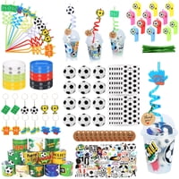Kit Party Favors Con Tema De Fútbol De La Ujsgga Con Tazas, Pajitas Y Más