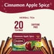 thumbnail image 2 of Té de hierbas Celestial Seasonings, canela, manzana y especias, 20 bolsas, 2 of 6