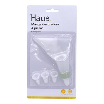 Decorador Torta 24.5X4 Cm Plástico Blanco 1 Un Haus