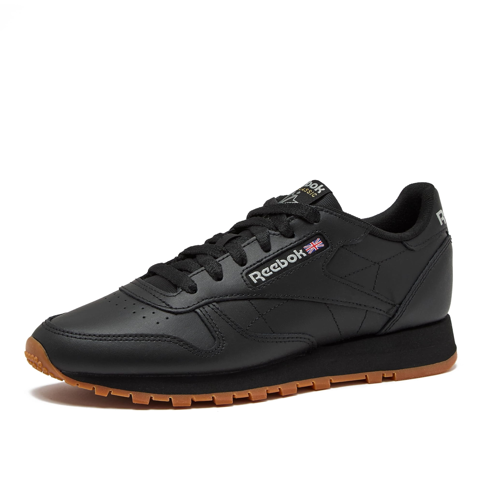 Zapatillas Reebok Classic Leather Para Mujer, Color Negro/blanco, Talla 35-43