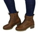 thumbnail image 1 of Botin de Mujer Taco Bajo 02 Yassne Marron, 1 of 5