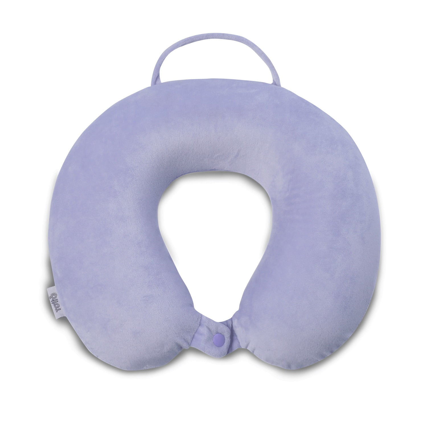 Almohada De Viaje Memory Foam Jet Pillow Morada Totto