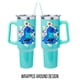 thumbnail image 2 of Vaso plateado Buffalo Disney Lilo and Stitch de acero inoxidable de 1,2 L, 2 of 4