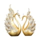 thumbnail image 1 of 2 Figuras De Cisne, Regalo único, Muñeco De Chuchería, Estatuilla De Cisne, Adorno De Animal Dorado, 1 of 5