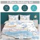 thumbnail image 2 of 3PCS Cinnamoroll Bedding Set Comforter Duvet Cover Set Quilt Cover for Kids Teens Bedroom Decoration, 2 of 5