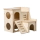 thumbnail image 4 of Accesorios De Jaula De Madera Maciza Para Casa De Hámster De Madera Para Ratones Chinchilla Estilo Hámster C, 4 of 5