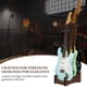 thumbnail image 5 of Soporte para guitarra EAMC XHXX de 3 soportes, madera color nogal, 5 of 7