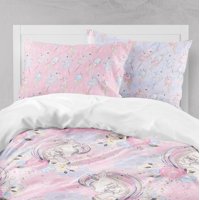 Milsleep - Colección De Ropa De Cama Infantil Big Mothers Love Unicorn