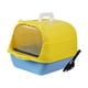 thumbnail image 4 of Caja De Arena Para Gatos Con Capucha Inodoro Para Gatos Cerrado Y Cubierto Caja De Arena Duradera Para Mascotas De Mano Azul Amarillo, 4 of 5