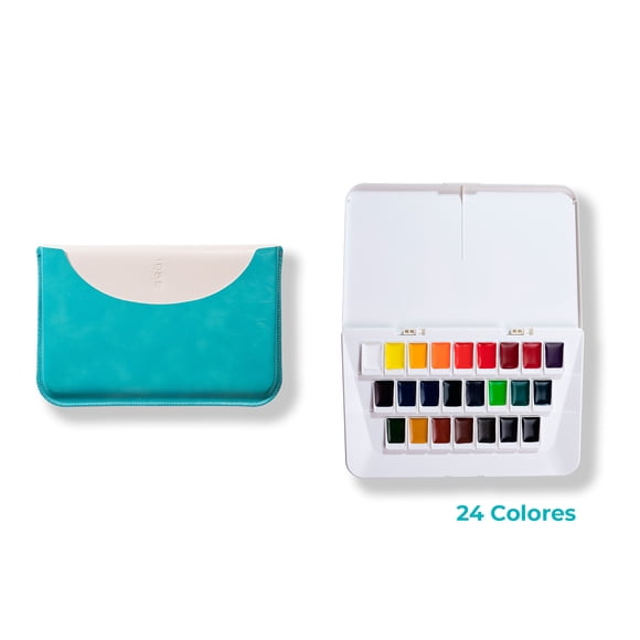 Original Premier Set de Acuarela 24 colores 1/2 Pastilla