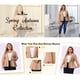 thumbnail image 3 of Blazers de Negocios Casual Abiertos con Peplum y Solapa de 3/4 Mangas para Mujer de Talla Grande de Agnes Orinda 3X Caqui, 3 of 8