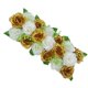 thumbnail image 5 of Ramo De Corredor De Mesa Con Panel De Flores Rosas De Arco Para Boda Dorado Y Blanco, 5 of 5
