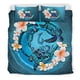 thumbnail image 1 of Juego De Funda Nórdica Polinesia Samoa Bedding Set Blue Plumeria Animal Tattoo, 1 of 3