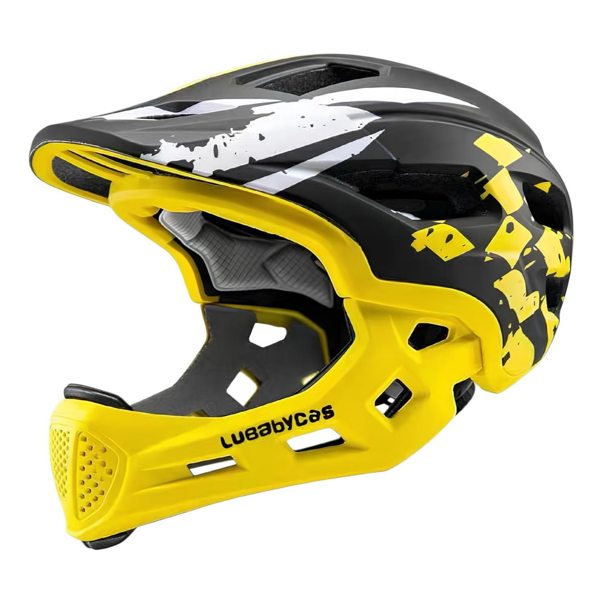 Casco Integral Infantil Niños 2 En 1 Ajustable Gt Lubabycas