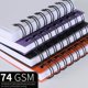 thumbnail image 5 of Cuaderno de bolsillo QiCheng 8x13 cm, 75 hojas, paquete de 6, 5 of 7