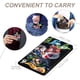 thumbnail image 4 of Mansión de Luigi Porta Pasaporte y Cartera de Viaje Premium de Cuero PU, Funda de Pasaporte Bloqueo RFID con Ranuras para Tarjetas de Crédito, Estuche para Libro de Pasaporte para Familia 10cm × 15cm, 4 of 6