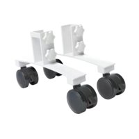 Magideal - 2 Piezas De Calentador Infrarrojo De Calentador De Pies Panel De Calefacción Infrarrojo Soporte De Rodillo Flexible Fácil De Instalar El Soporte Para