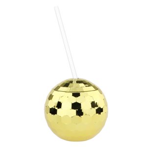 Magideal - De 1 Copas De , Copa De Cóctel, Botella De Té,Copas De ,Copa De Paja,Botella De Té De Jarabe , Dorado Dorado1