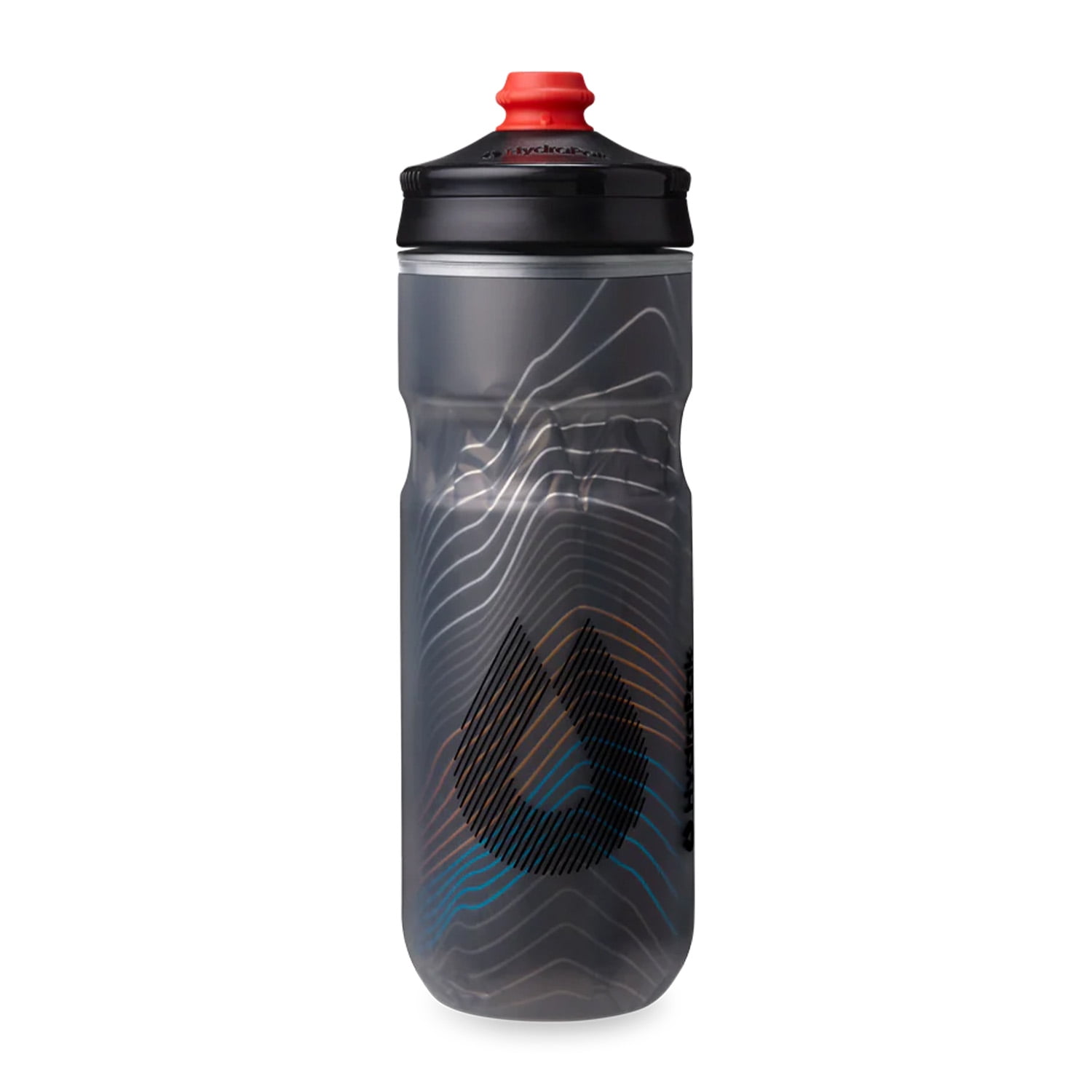 Botella Hydrapak Surge Antiderrame 600ml Ascent Black