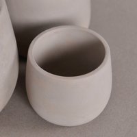 Pottery - Maceta Cemento Cuenco 10Cm - 709