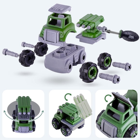 Camión Toy Take-A-Part Iplay Ilearn Military Series 2