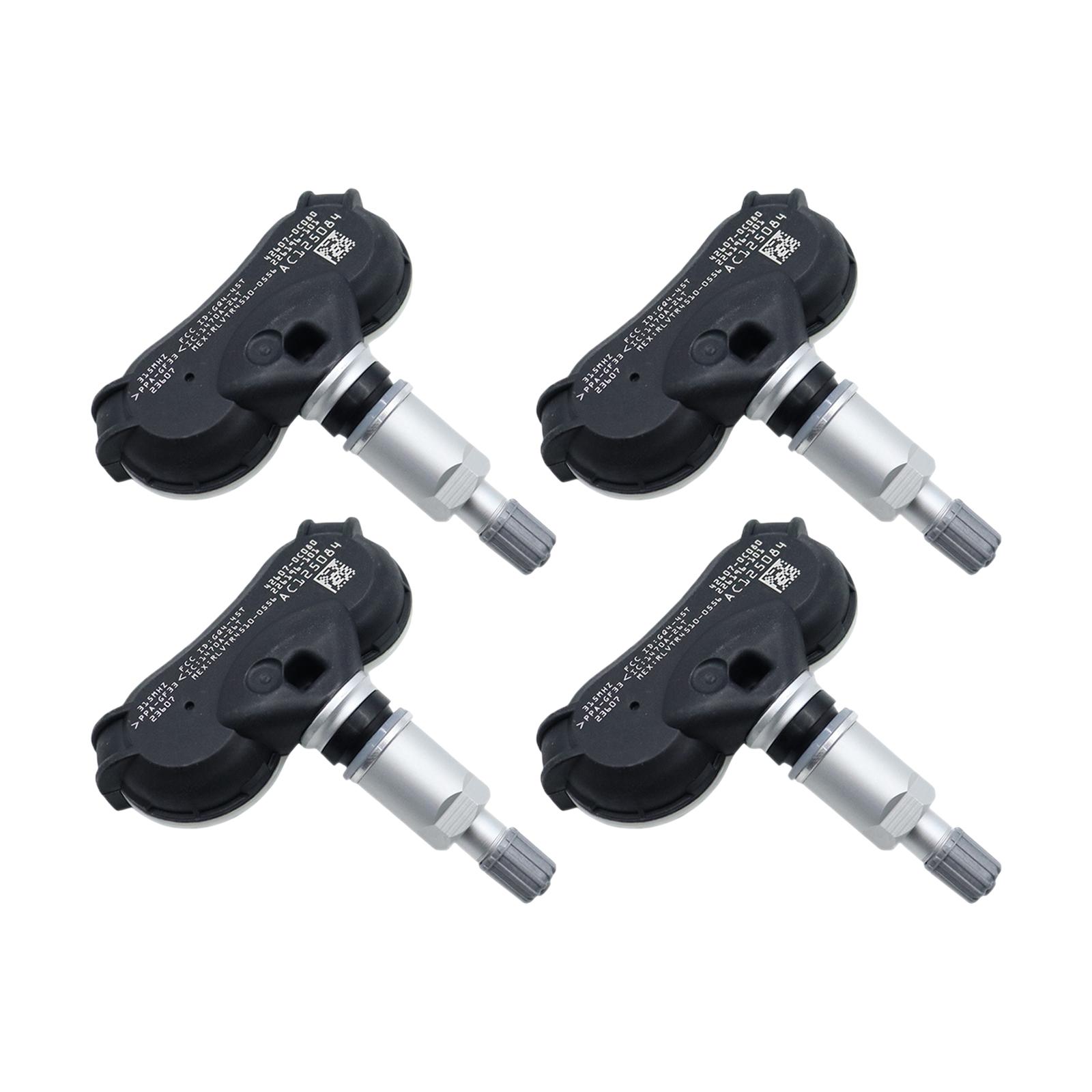 Magideal - 4 Piezas De Repuesto Para Presión De Neumáticos 42607-0C080, Ligero, Resistente, De Fácil Montaje, Accesorio Profesional Para Automóvil.