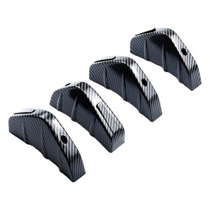 Magideal - 4 Difusores De Labios Para Parachoques Trasero Inferior De Coche, Universales, De Primera Calidad Y Duraderos. Estilo D