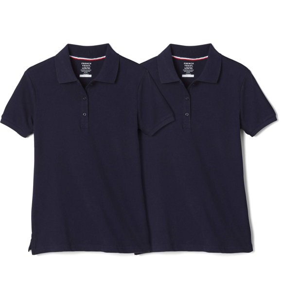 Camiseta polo French Toast S (6/6X) azul marino pack de 2